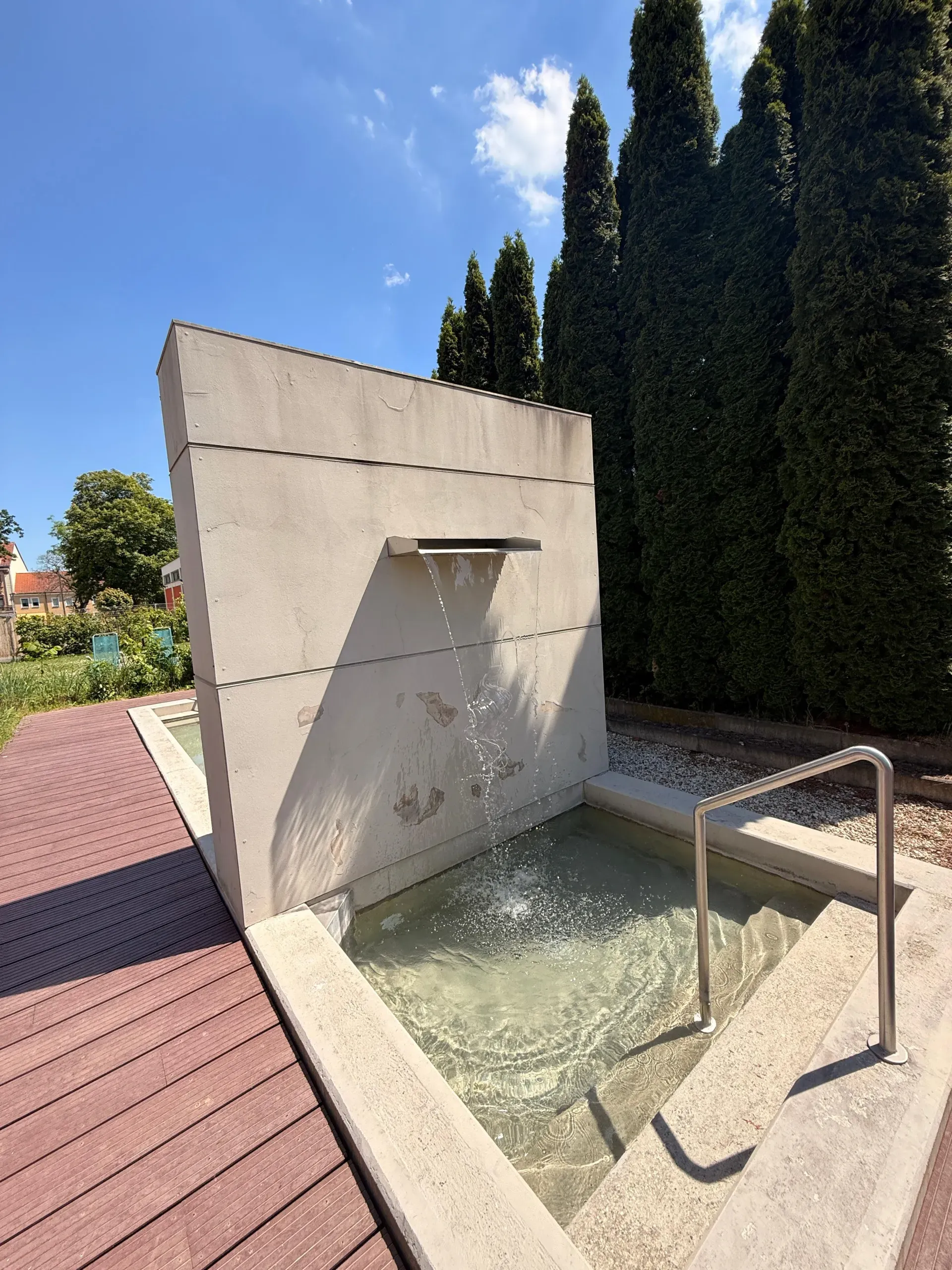 Wasserfalldusche